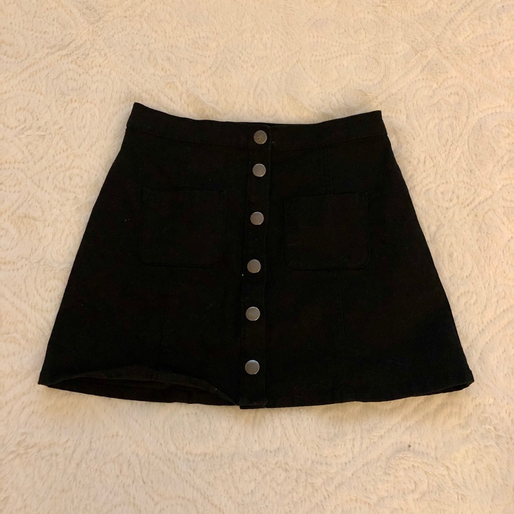 H&M girls black skirt